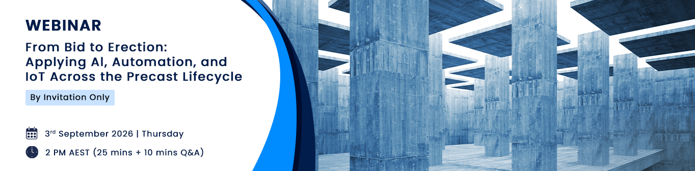Webinar: From Bid to Erection: Applying AI, Automation, and IoT Across the Precast Lifecycle
