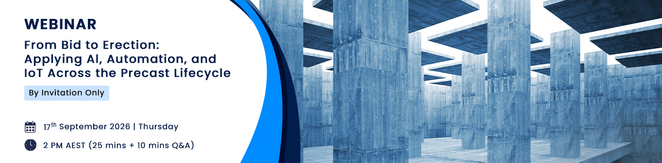 Webinar: From Bid to Erection: Applying AI, Automation, and IoT Across the Precast Lifecycle